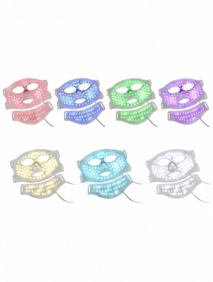 Silicone LED Face/Neck Mask (7 Colors)